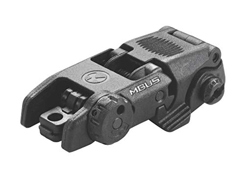 Flip-Up Backup Rear Sight - Impact Resistant Polymer - Black