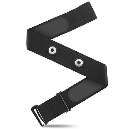 Replacement Heart Rate Monitor Chest Strap - Black / 36 Inch