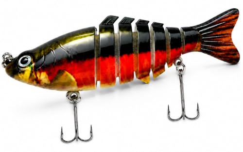 3.7-Inch Multi-Jointed Swimbait Lure with Realistic Action - C3-3.7"-0.52oz