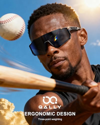 Polarized Sports Sunglasses with UV400 Protection for Outdoor Activities