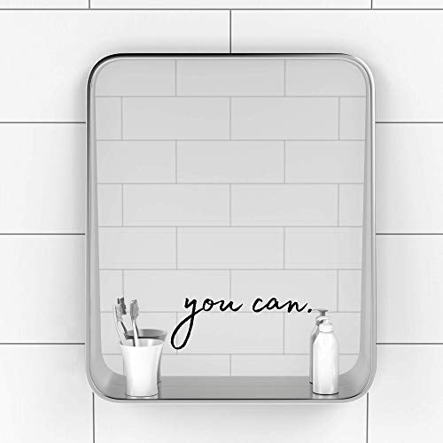 Motivational Wall Decal - Inspirational Quote Sticker for Mirror or Door