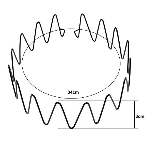 Flexible Metal Headband for Men - Zig Zag Spring Wave Design