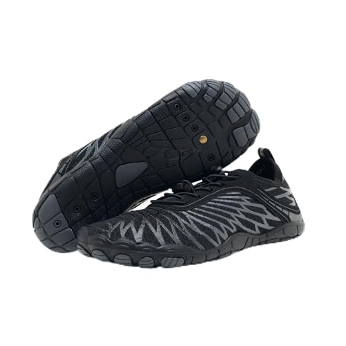 Grounding Barefoot Shoes with Copper - Flexible, 8-8.5 Wide Women / 6-6.5 Wide Men, Black