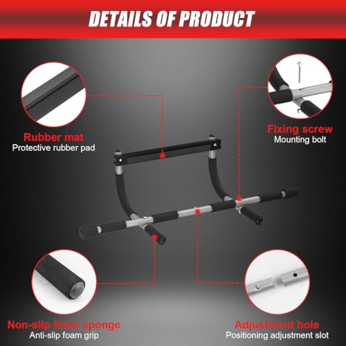 Portable Pull-Up Bar for Doorway - Indoor Strength Training