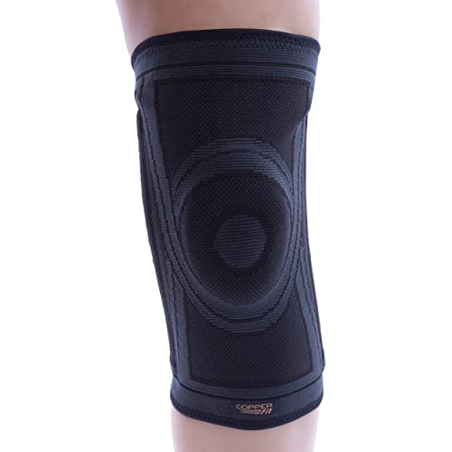 Copper Fit Knee Support Sleeve Small/Medium - Adjustable Compression Brace