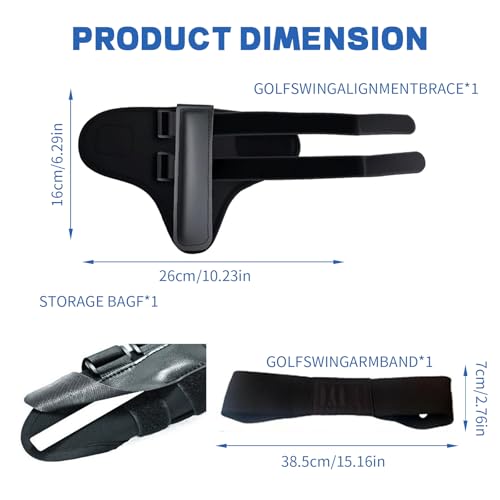 Golf Wrist Training Aid - 2 Pack Swing Band & Grip Trainer