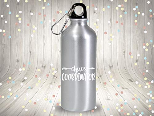 Chaos Coordinator Vinyl Decal - White 4.5 x 2.0 inch