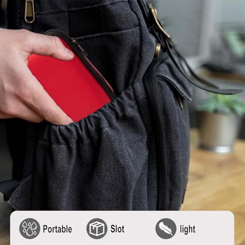 Waterproof Playing Card Case for UNO - 2 Pcs, Red+Purple