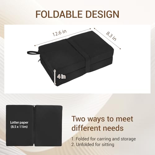 Portable Stadium Seat Cushions 2-Pack - Waterproof & Comfortable