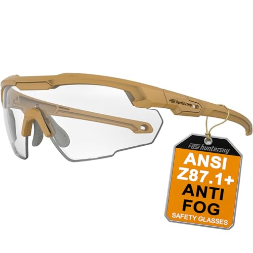 Shooting Safety Glasses for Men Airsoft Hunting Riding Anti-Fog Military Grade Ballistic Tactical Eye Pro Range