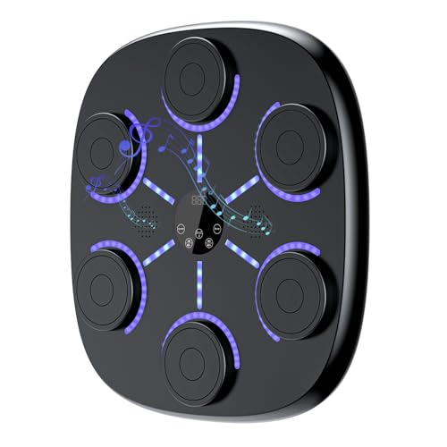 Black 2025 Bluetooth Boxing Machine for Adults Kids Wall Mount with Gloves