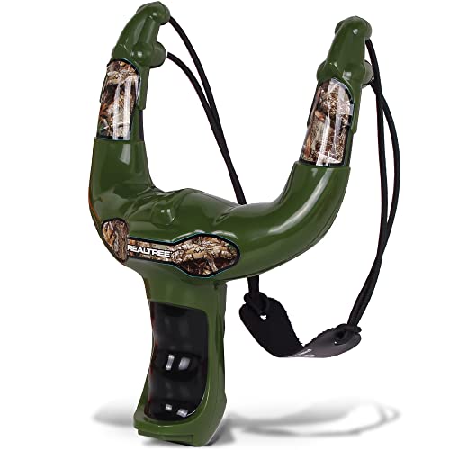 NKOK Realtree Camouflage Handheld Slingshot Set with Foam Balls & Targets - Ages 6+
