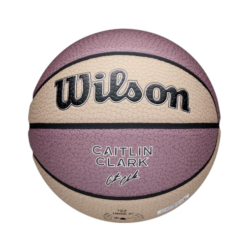 Wilson Caitlin Clark Official Size 6 Indoor/Outdoor Basketball - Sand/Light Brown