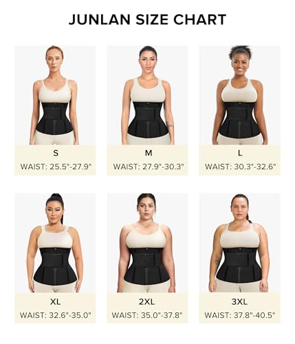 Waist Trainer for Women - Sauna Waist Trimmer, Medium Blue