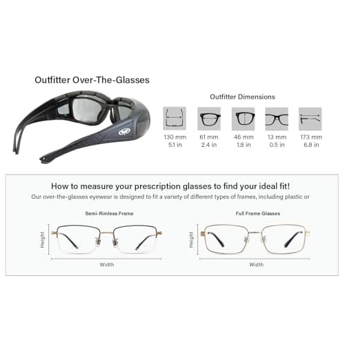 Global Vision Motorcycle Safety Sunglasses Fits Over Most Glasses 2-pack Smoke and Clear Day & Night Usage Meets ANSI Z87.1 Safety Glasses Foam Padding