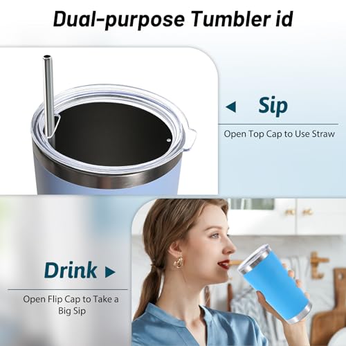 30 oz Replacement Tumbler Lids - Splash-Proof, 6 Pack