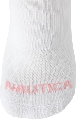 Moisture Wicking Athletic Quarter Socks - 6 Pack, Pure White