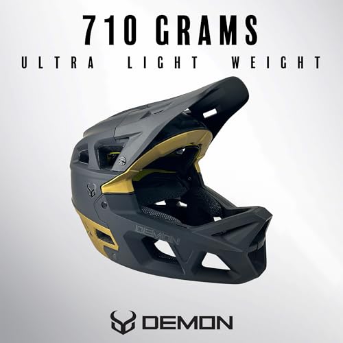 MIPS Full Face Mountain Bike Helmet - Lightweight & Ventilated