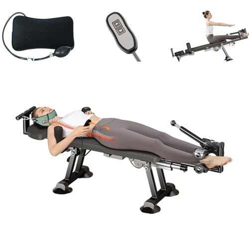 Motorized Spinal Decompression Table for Back Pain Relief - Black