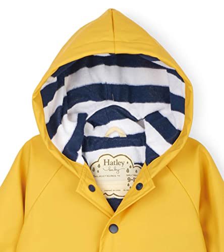 Hatley Yellow Baby Rain Jacket 18-24 Months - Waterproof Outerwear
