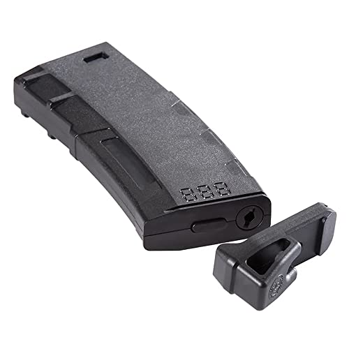 Airsoft M4 M16 Polymer Magazine with Transparent Window - Black