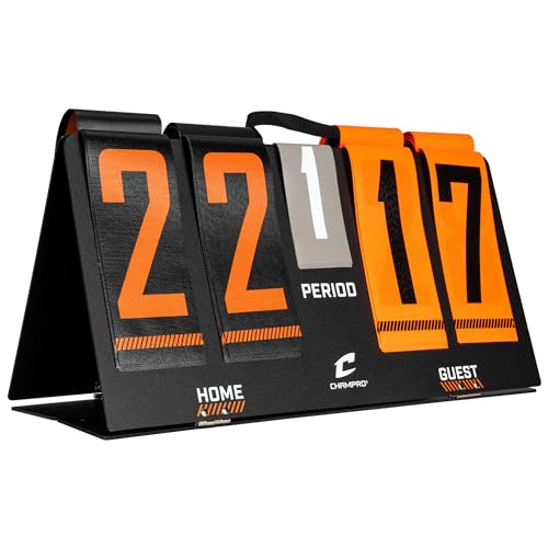Champro Deluxe Flip-A-Scoreboard 9-Inch Portable Score Tracker for Sports