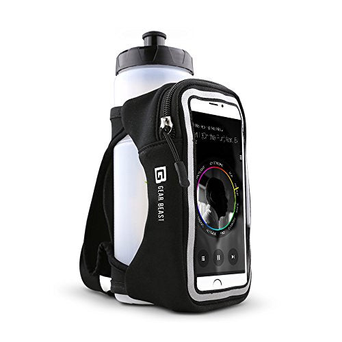 Gear Beast Running Water Bottle - 23 oz Reusable, Portable for