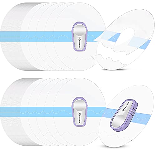 Nuanchu Waterproof Adhesive Patches for Dexcom G6 Glucose Monitor - 72 Pack