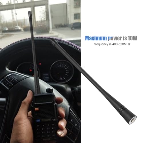 SMA Male UHF Antenna for Two-Way Radios - 400-520 MHz