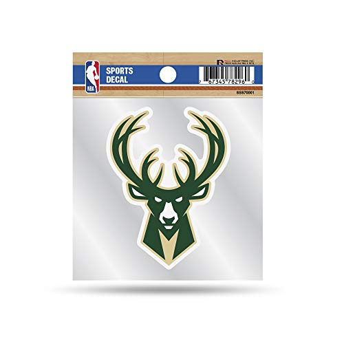 Milwaukee Bucks 4" x 4" Sports Decal - Team Color
