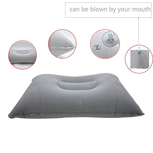 Ultralight Inflatable Pillow - 2 Pack Soft PVC Travel Pillows