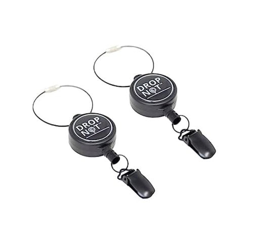 Drop Not | Secures Head Cover to Golf Bag | Includes Two 37" Retractable Cords with Twist Cable Bag Locks