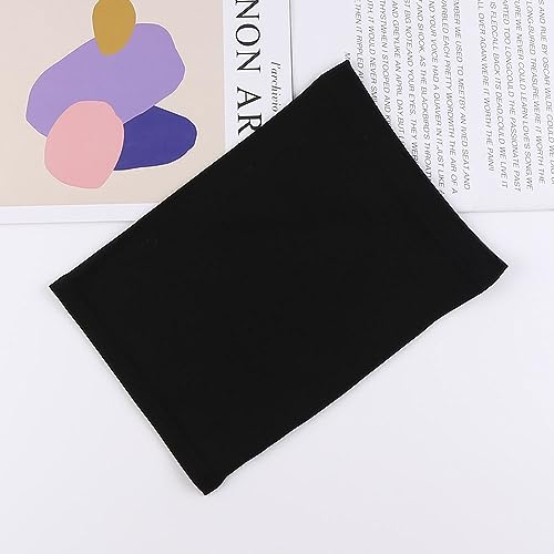 2 Pcs Women Solid Color Hijab Undercaps - White