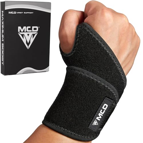 Adjustable Carpal Tunnel Wrist Brace - One Size Black Support