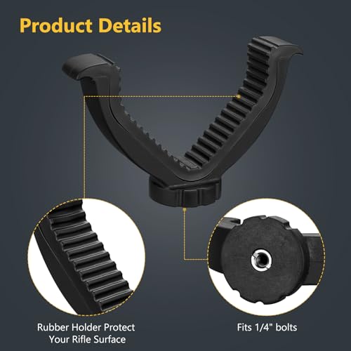 V-Yoke Holder Shooting Rest for Tripods - Stable & Non-Slip