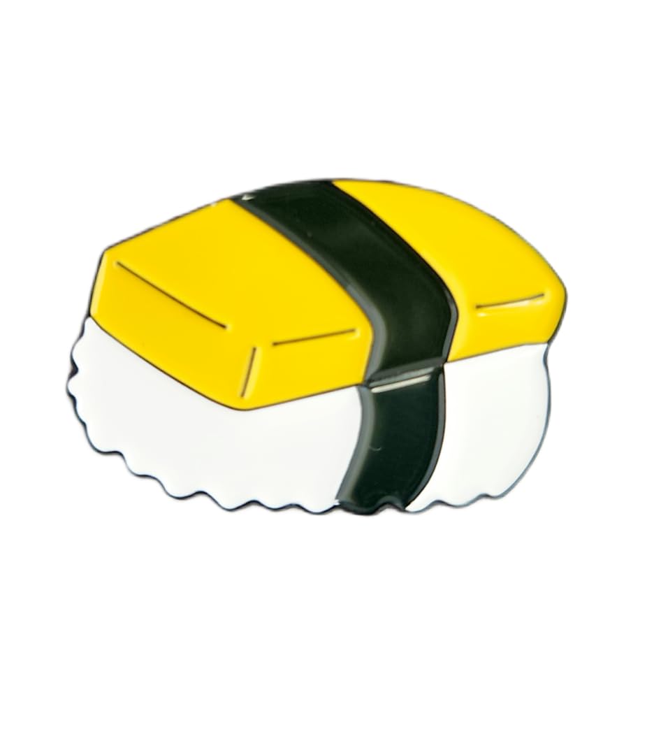 Food & Drink Golf Ball Markers with Hat Clip – Funny Magnetic Golf Accessories & Unique Gifts for Golf Lovers (Sushi Set)