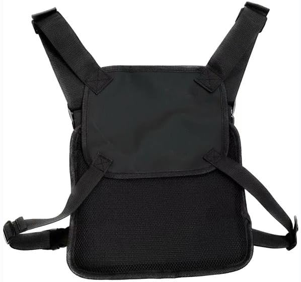 Skiennix Adjustable Nylon Chest Bag - Multi-Functional Sporty Vest for Hiking & Cycling