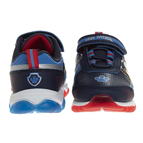 Nick Paw Patrol Toddler Boys Light Up Athletic LED Shoes Navy Blue 7