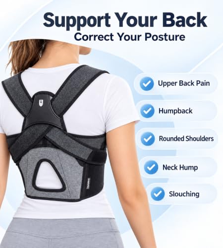 LibertyMove Posture Corrector for Women S/M (28-38 in) Upper Back Brace