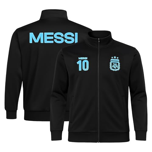 Argentina Football Association Lionel Messi Track Jacket - Light Blue, Medium