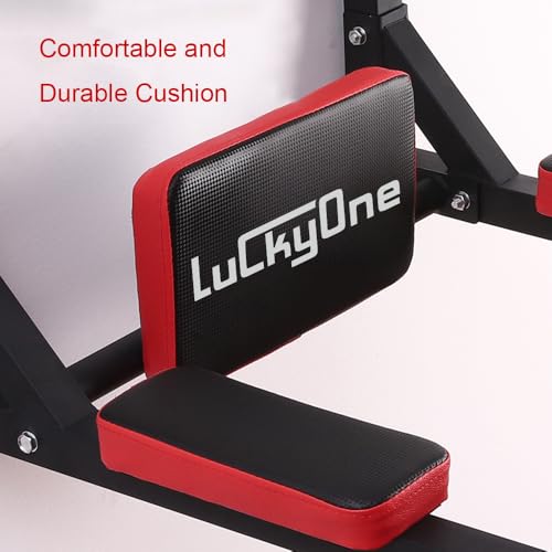 Wall Mounted Pull Up Bar - Heavy Duty Chin Up & Dip Station