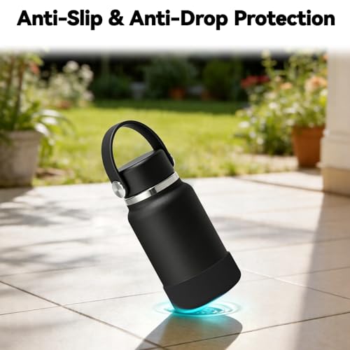 Silicone Protective Boot for 12oz and 20oz Water Bottles - Black