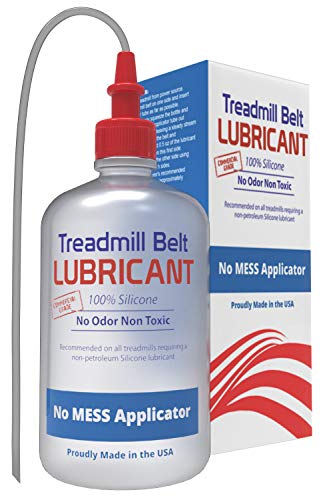 Treadmill Belt Lubricant - 100% Silicone Oil with Applicator