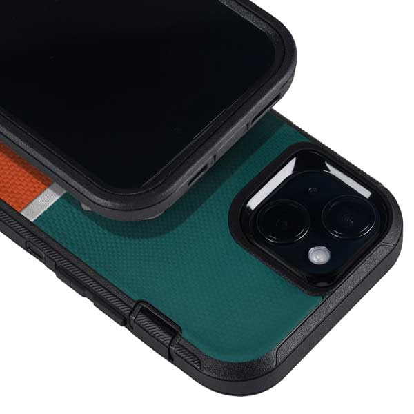 Miami Dolphins Vintage Skin for OtterBox Defender iPhone 14 Plus