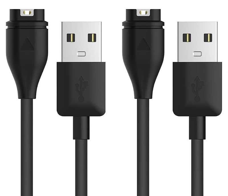 Replacement Charging Cable for Garmin Forerunner Series - 2-Pack