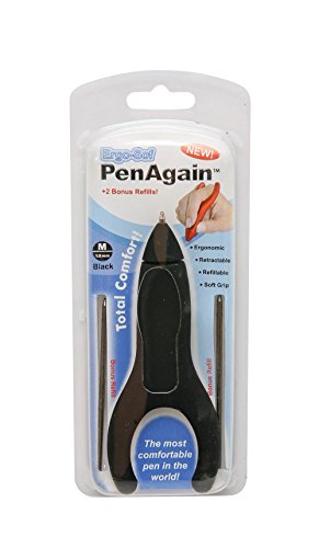 Ergonomic Pen for Ehlers-Danlos & Arthritis Pain Relief - Black
