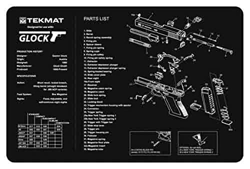 Glock Gun Cleaning Mat - Waterproof, Scratch-Proof, Durable