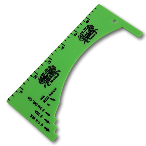 Dungeness Crab Measure Gauge - Legal Size Ruler for OR, WA, CA
