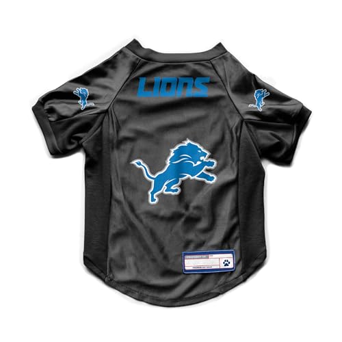 Detroit Lions Stretch Pet Jersey - Team Color, Small Size