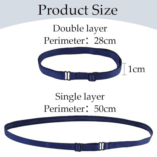Adjustable Non-Slip Sports Headbands for Men & Women - 3 Pcs